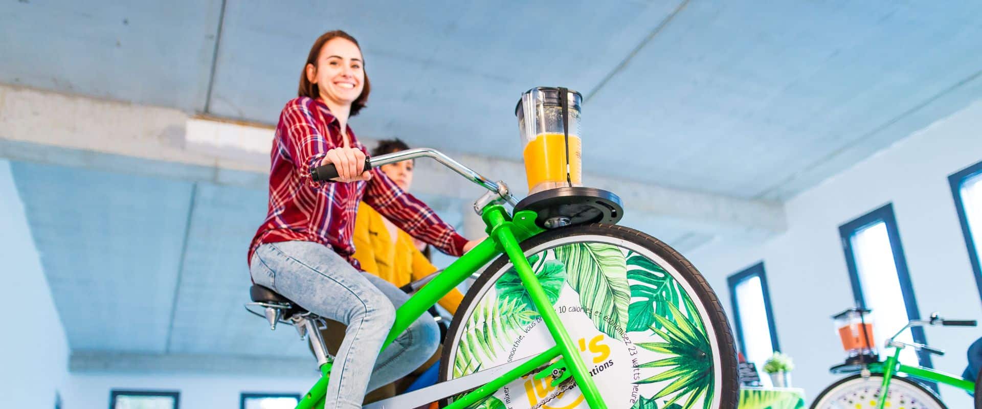 Evento Empresa - Bicicleta Smoothie - Bicicleta batidora