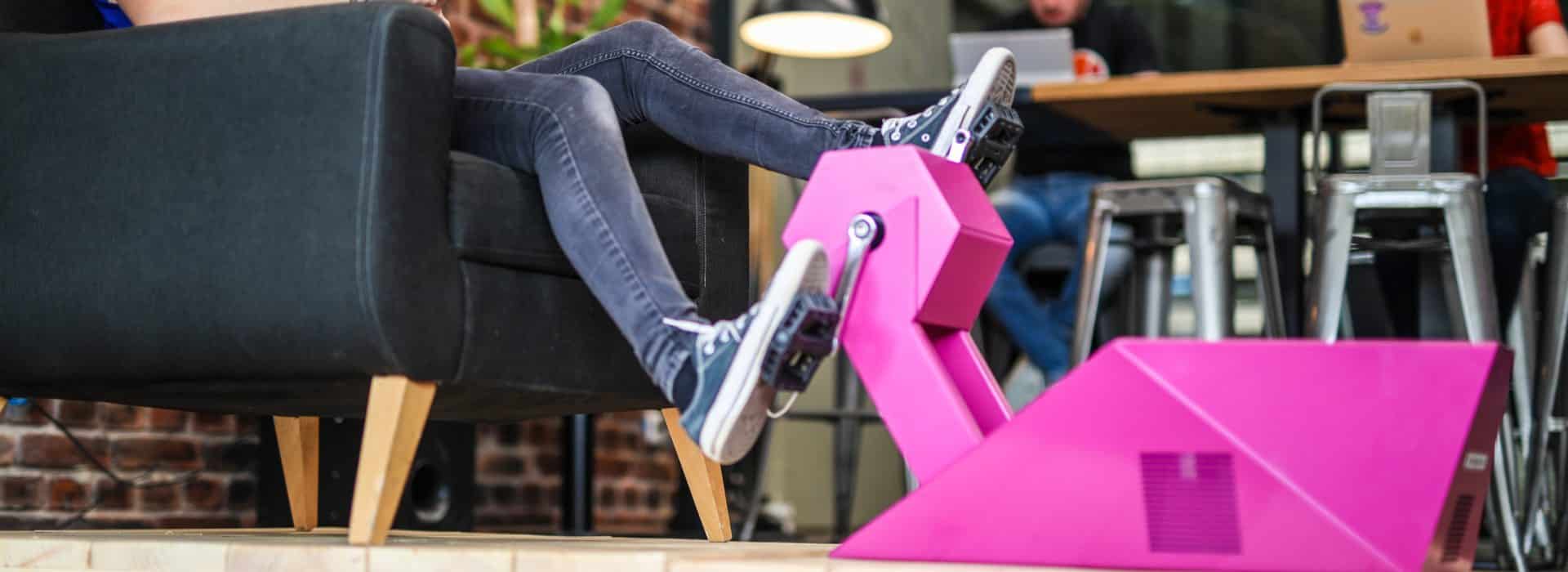 Evento corporativo -Pedaleo Cargador – Estación de recarga para móviles