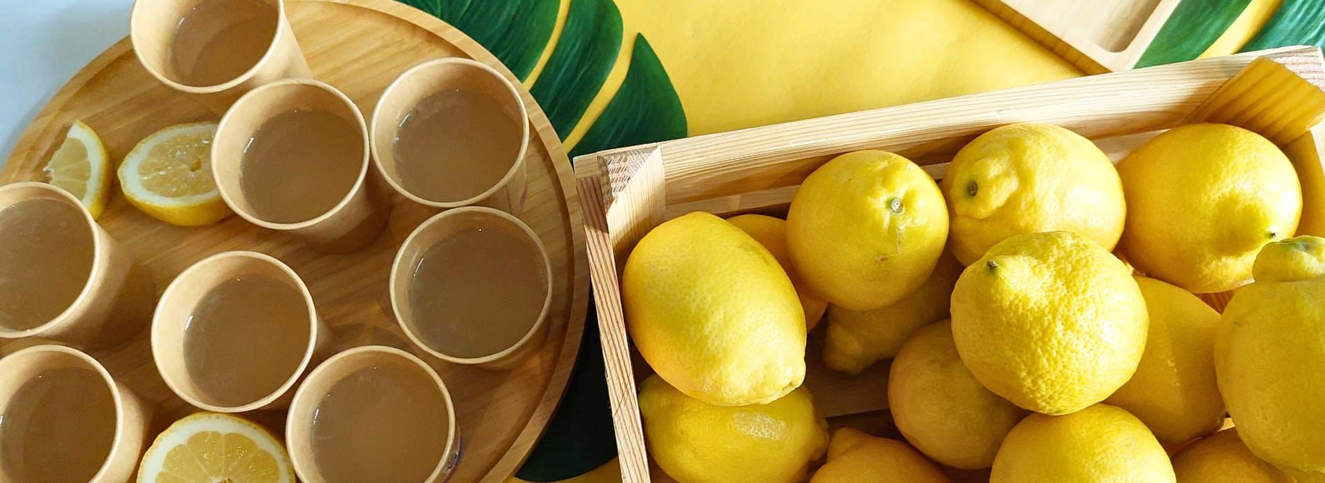 Evento Puesto de limonada en empresa y en evento comercial