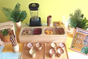 Evento Bar de Milkshake – Batidos de frutas con leche en empresa y en evento comercial