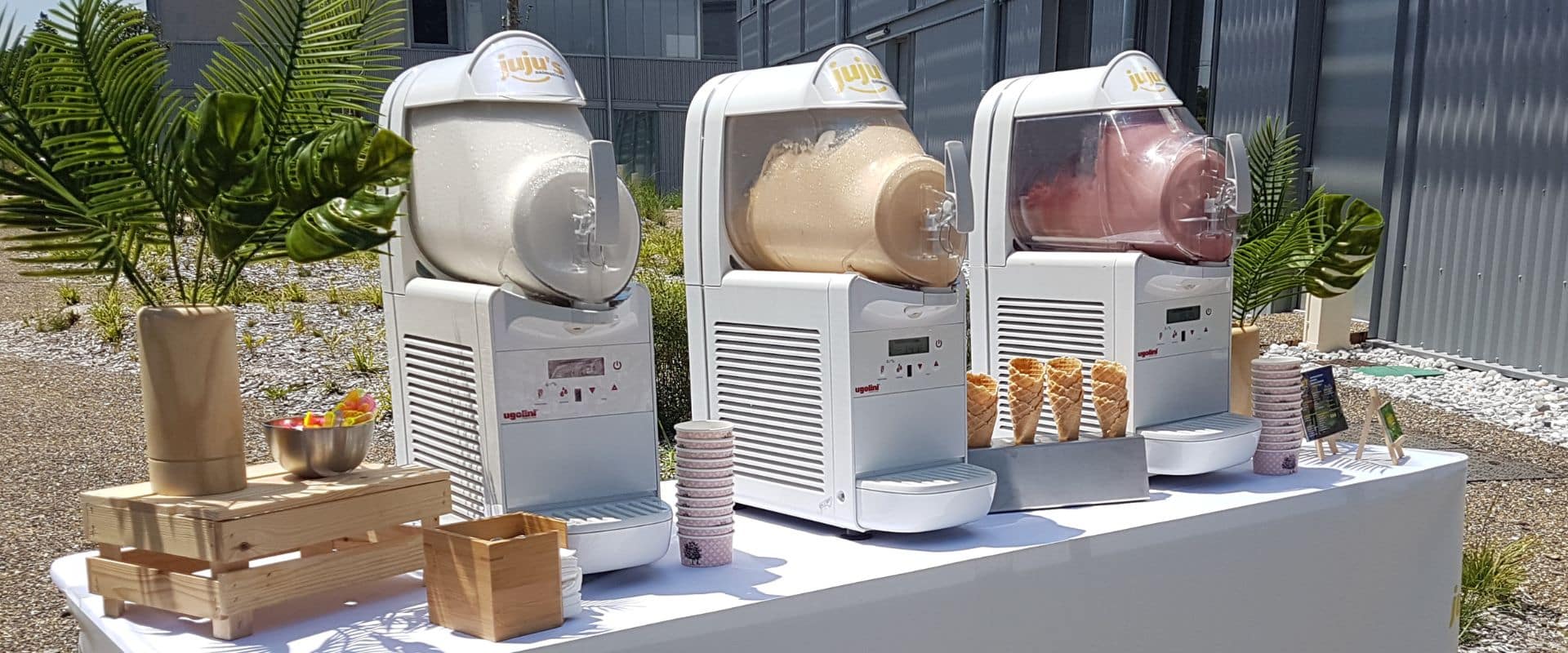 Evento Sorbetes en empresa y en evento comercial