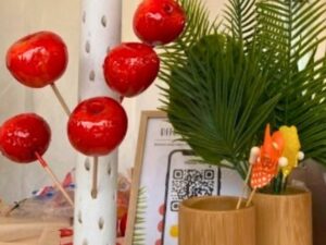 4x3-eventos-empresas- (13) Animación Barra de manzanas caramelizadas