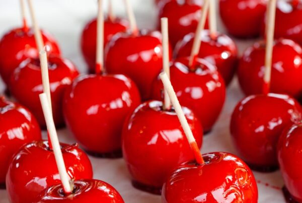 Animación Barra de manzanas caramelizadas