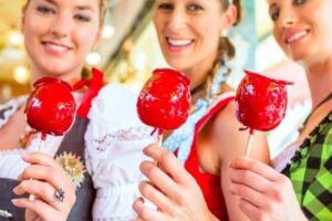 evento-corporativo-comercial-manzana-caramelizada-10 Animación Barra de manzanas caramelizadas