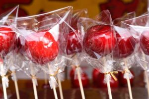 evento-corporativo-comercial-manzana-caramelizada-14 Animación Barra de manzanas caramelizadas