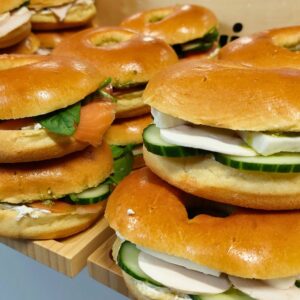 Animación Puesto de Bagels en la empresa